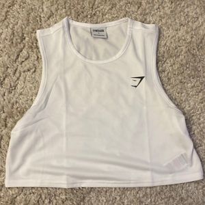 Gymshark Training Crop tank - White